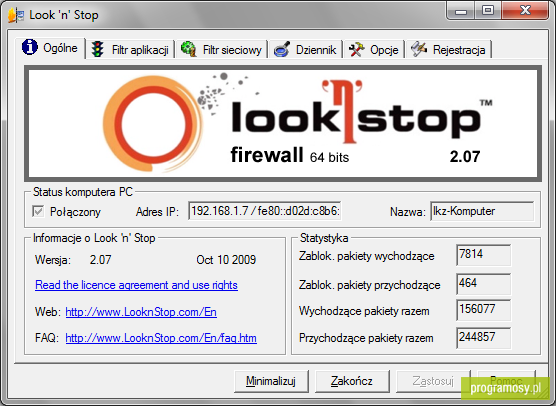 Look 'n' Stop Firewall
