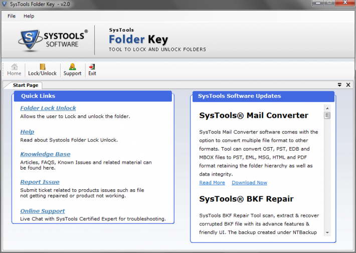 SysTools Folder Key