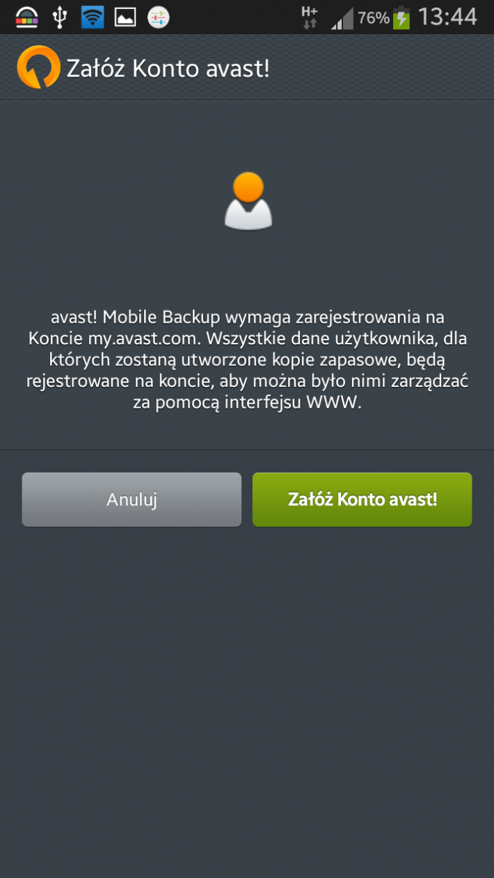 avast! Mobile Backup