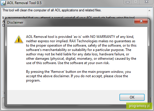 AOL Removal Tool