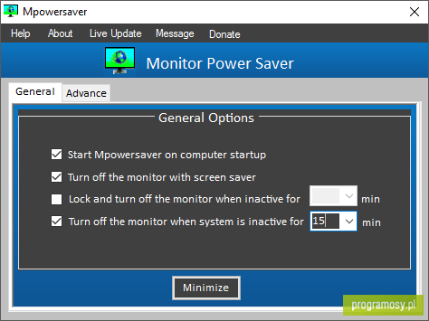 Mpowersaver (Monitor Power Saver)
