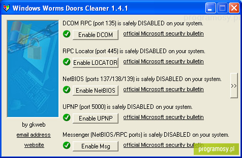Windows Worms Doors Cleaner
