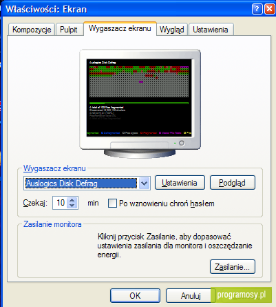 Auslogics Disk Defrag ScreenSaver