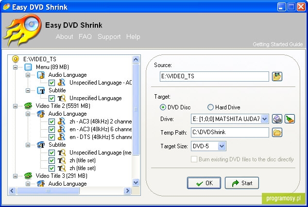 Easy DVD Shrink
