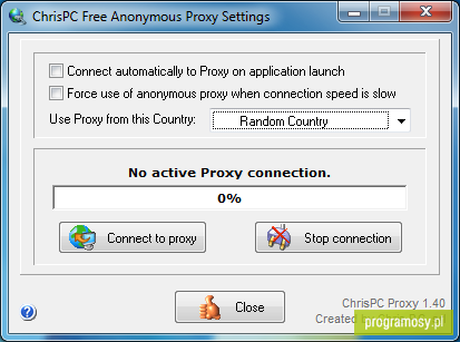 ChrisPC Free Anonymous Proxy