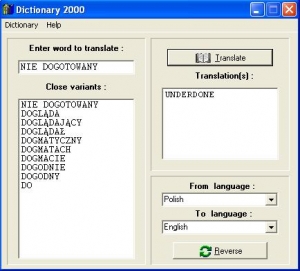 Widok programu