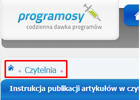 Instrukcja publikacji artykułów w czytelni Programosy.pl