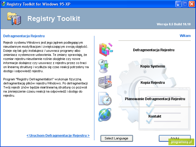 Registry Defragmentation