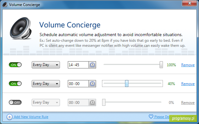 Volume Concierge