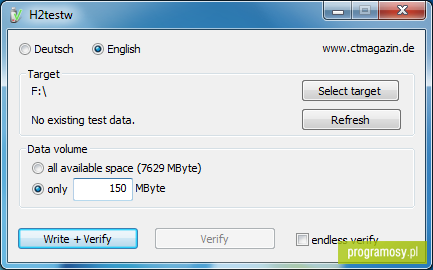 H2testw