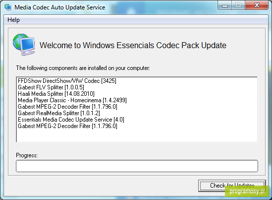 Windows Essentials Codec Pack (WECP)