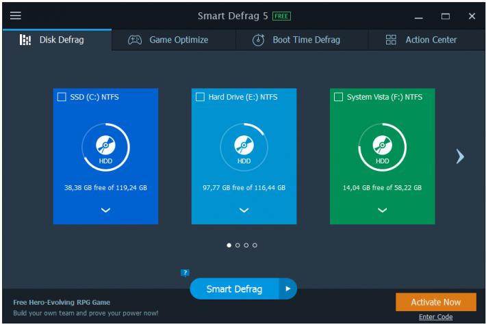 IObit Smart Defrag Portable