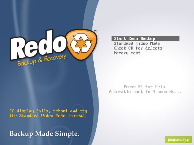 Redo Backup and Recovery
