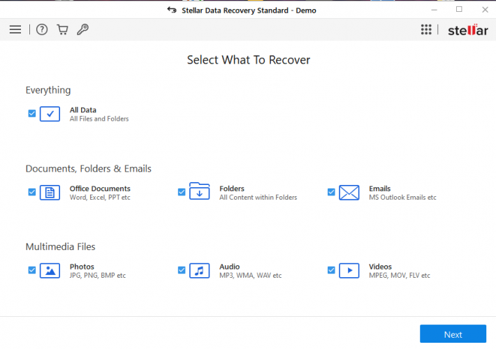 Stellar Data Recovery