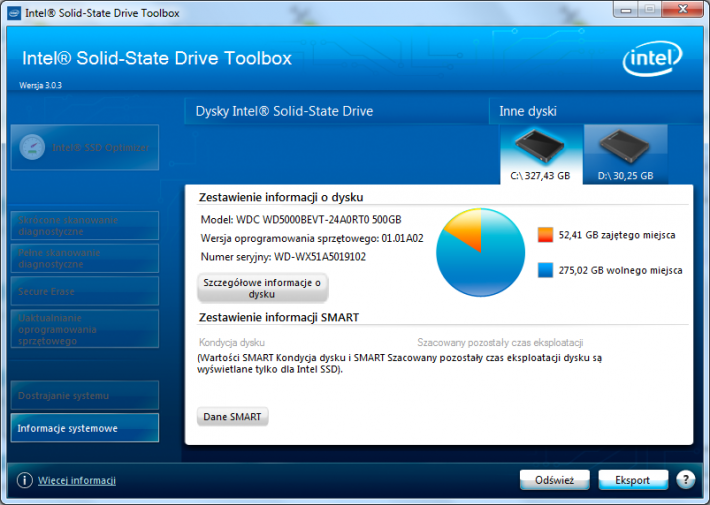 Intel Solid State Drive Toolbox