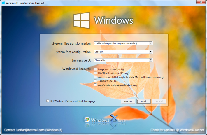 Windows 8 Transformation Pack