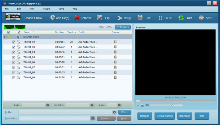Free CUDA DVD Ripper