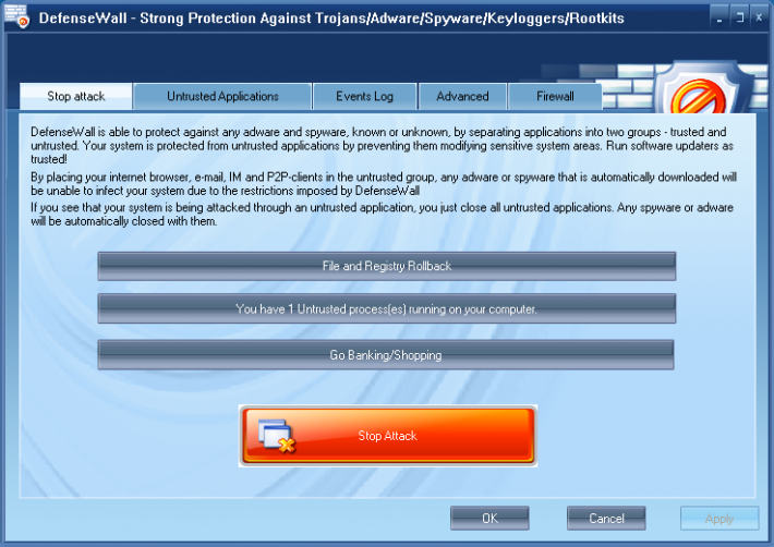 DefenseWall Personal Firewall