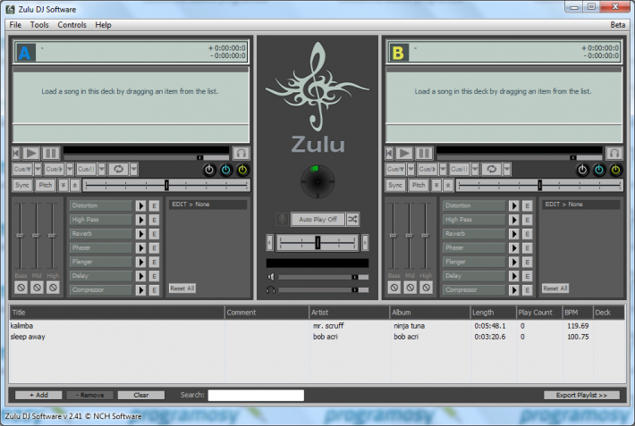 Zulu DJ Software