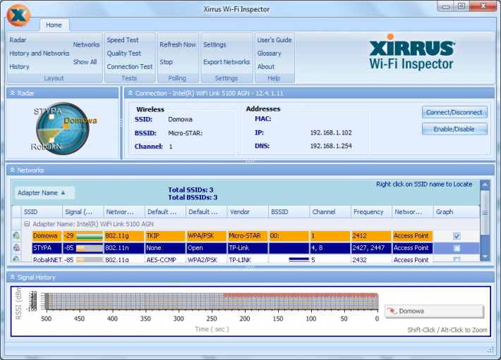 Xirrus Wi-Fi Inspector