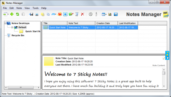 7 Sticky Notes