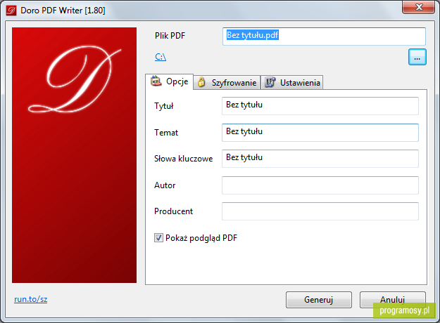 Doro PDF Writer