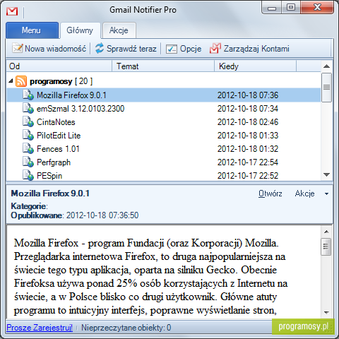 Gmail Notifier Pro Portable