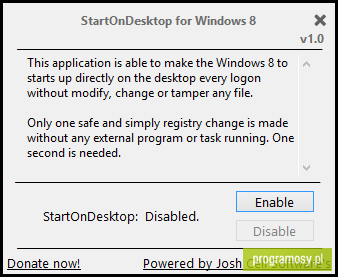 StartOnDesktop