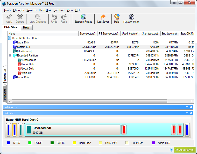 paragon partition manager 14 manual