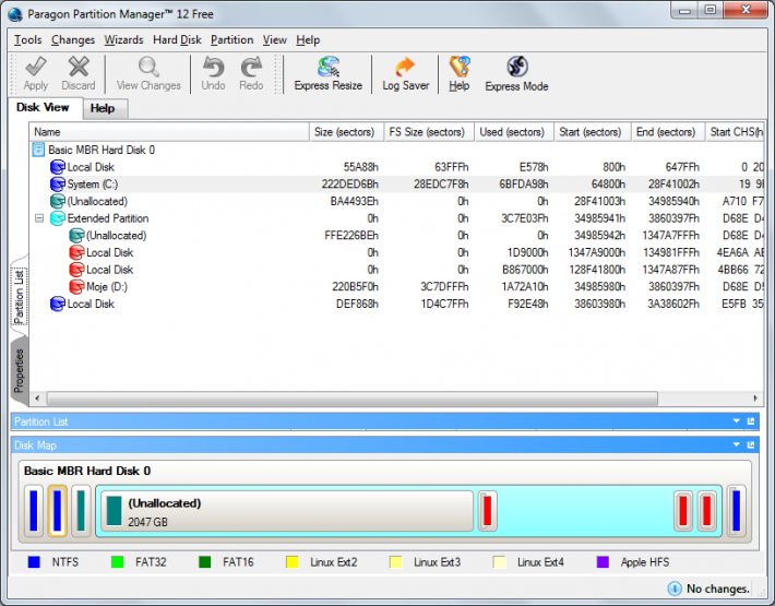 Paragon Partition Manager Free