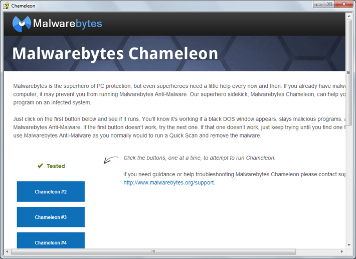 Malwarebytes Chameleon