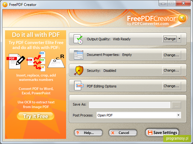 FreePDF Creator