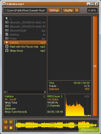 Hokrain Audio Player