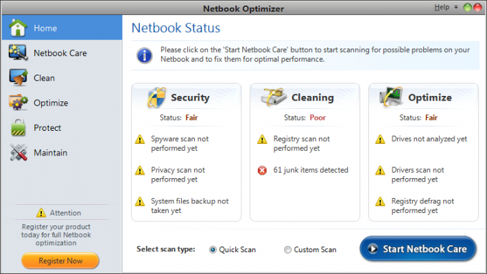 Netbook Optimizer