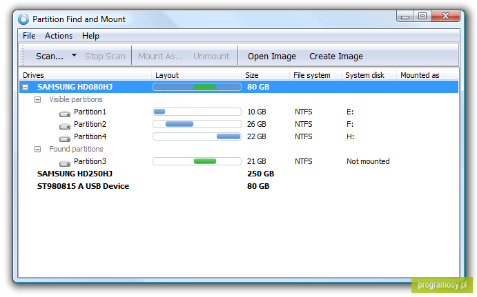 Partition Find and Mount