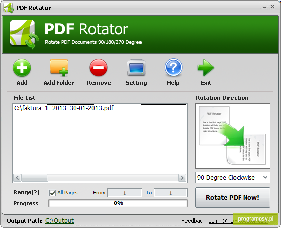 PDF Rotator