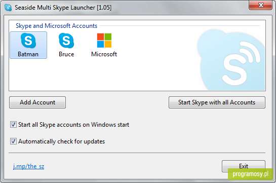 Seaside Multi Skype Launcher