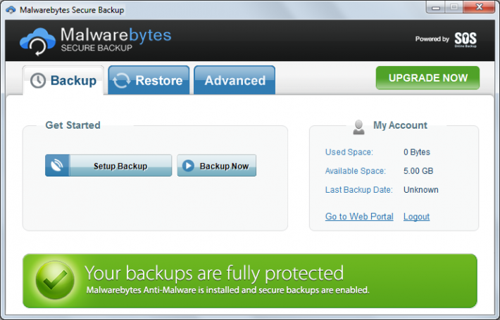 Malwarebytes Secure Backup