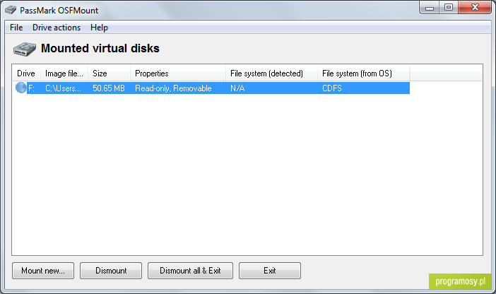 Passmark OSFMount