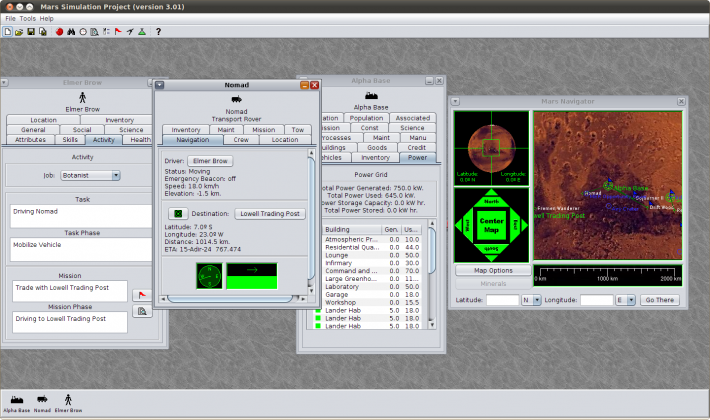 Mars Simulation Project