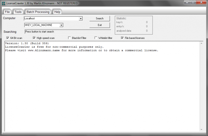 LicenseCrawler