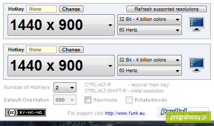 HotKey Resolution Changer