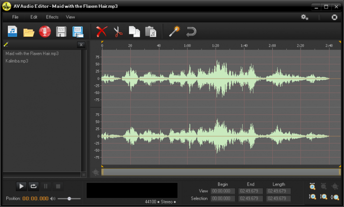 AV Audio Editor