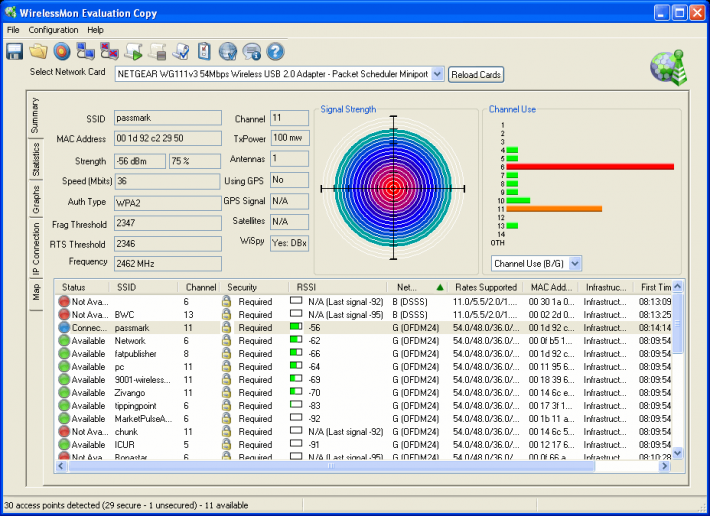 PassMark WirelessMon