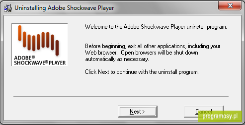 Adobe Shockwave Player Uninstaller