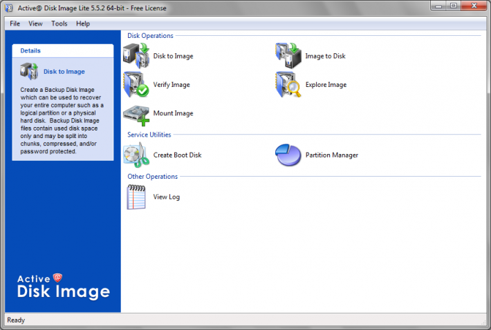Active@ Disk Image Lite