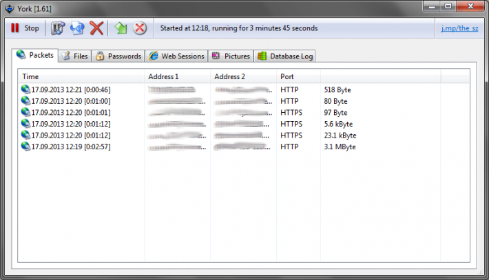 York Network Trace