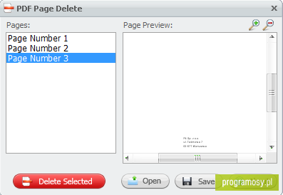 PDF Page Delete