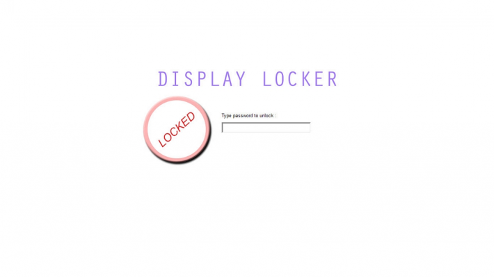 Display Locker