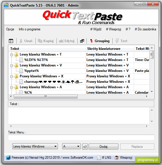 QuickTextPaste